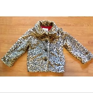 Girls Faux Fur Dressy Jacket